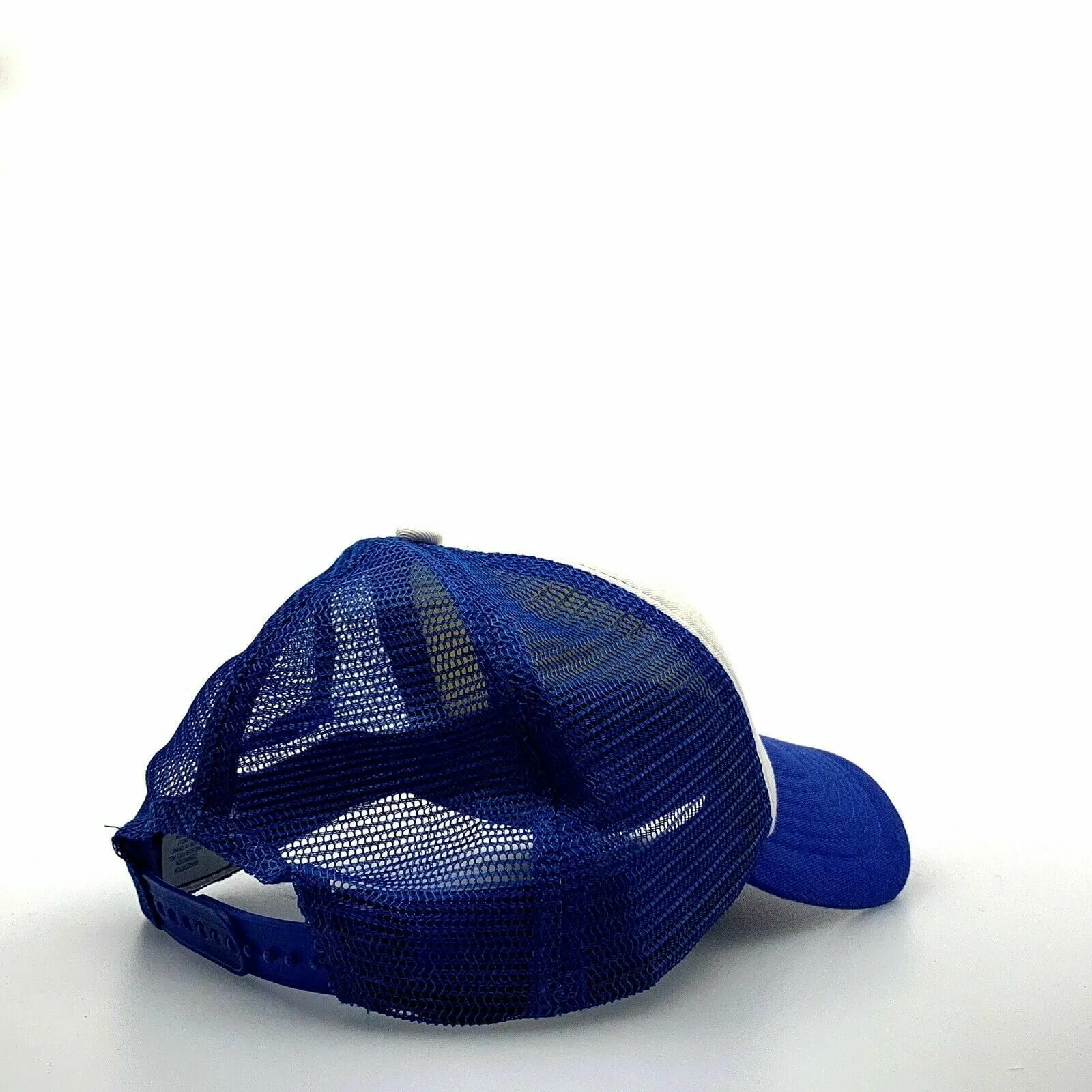 Google Blue White Mesh Foam SnapBack Trucker Hat OSFA