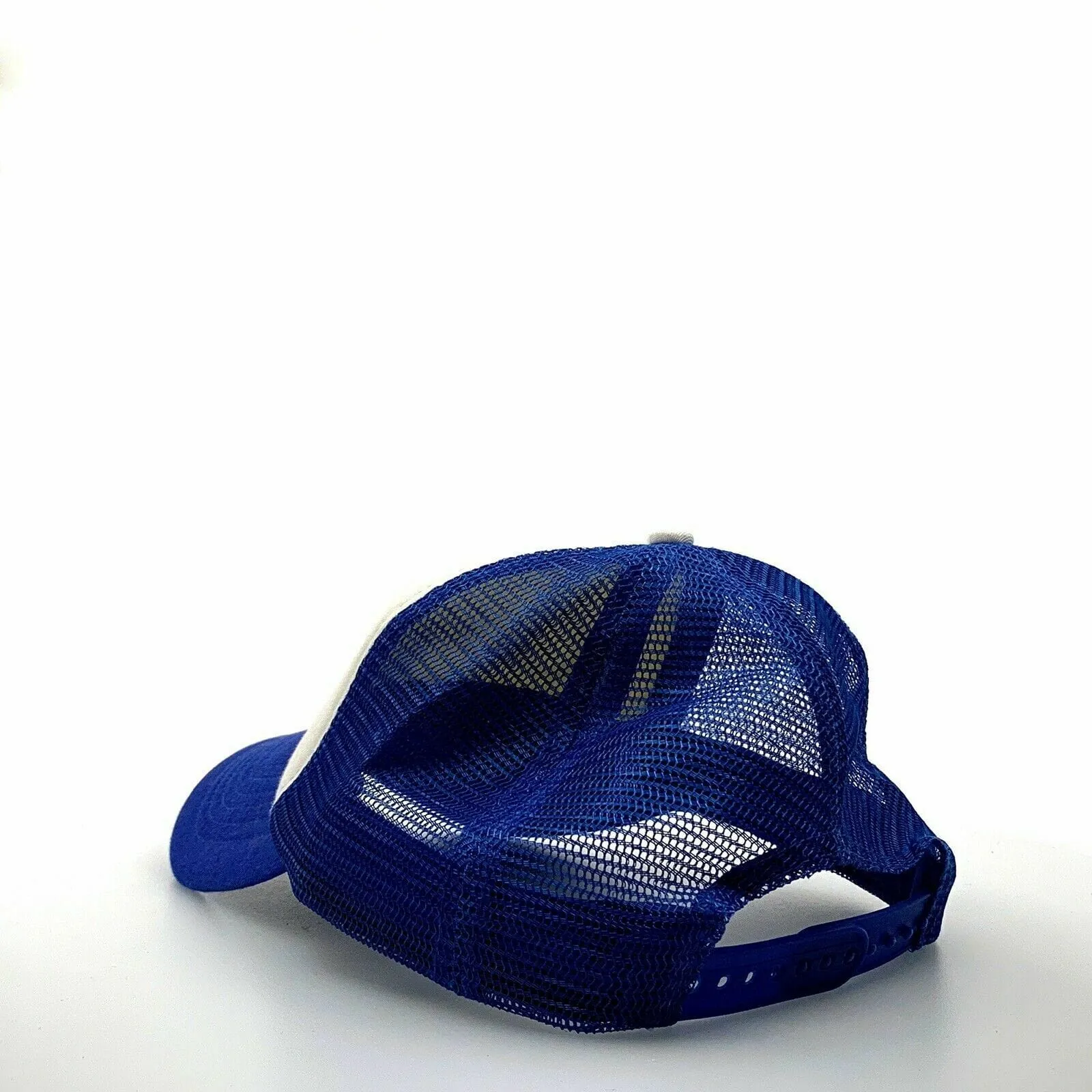 Google Blue White Mesh Foam SnapBack Trucker Hat OSFA