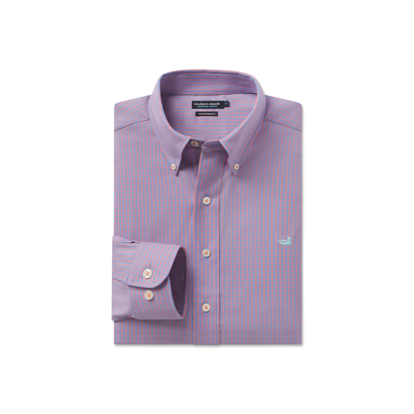 Greene Performance Check Dress Shirt