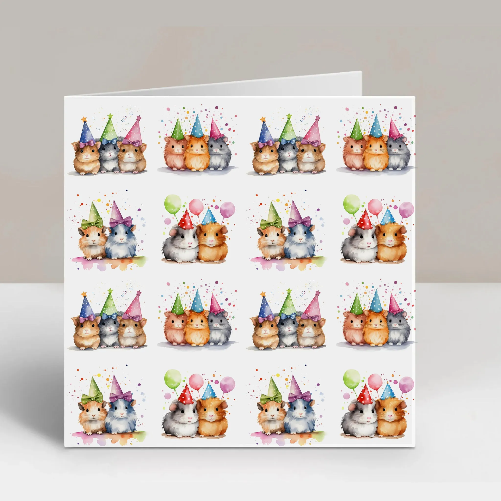 Guinea Pig Birthday Card