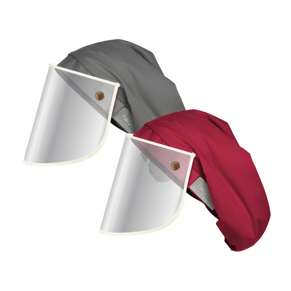 Hairbrella Pro XL Scrub Cap   Face Shield - Bundle (2)