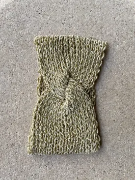 Hand Knitted Head Band - Pear