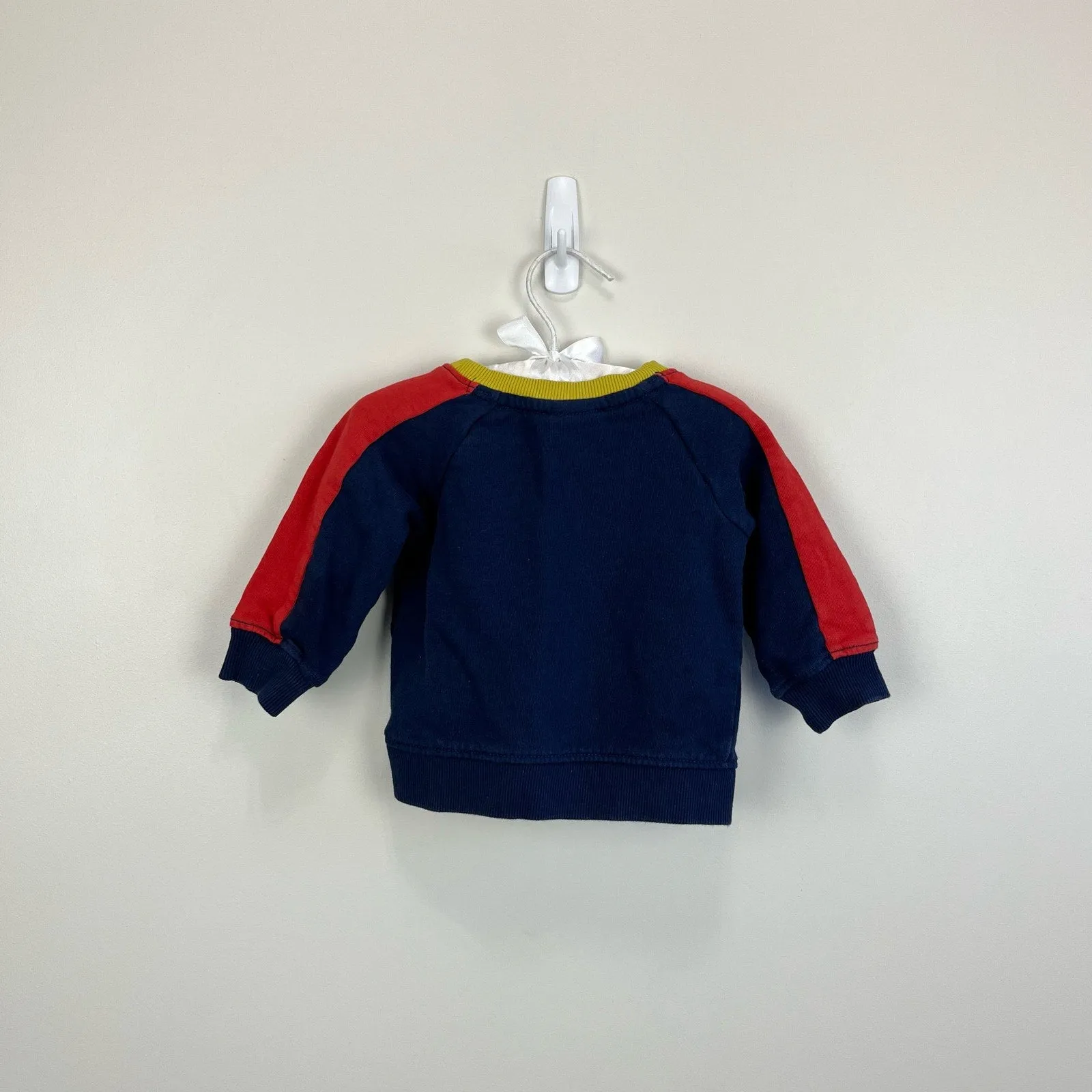 Hanna Andersson French Terry Cement Mixer Sweatshirt 70 cm 6-12 Months