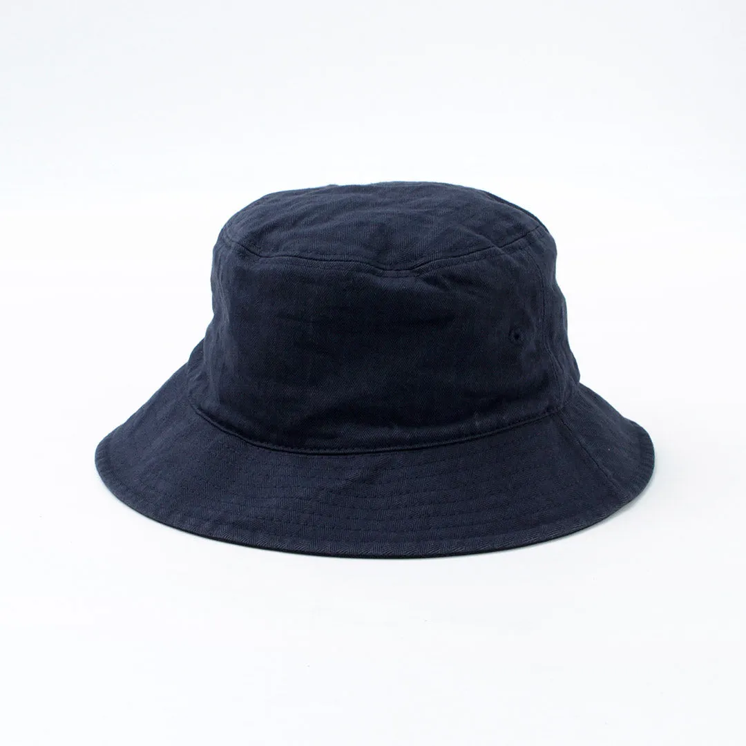 HIGHER / Bespoke Vintage Herringbone Bucket Hat