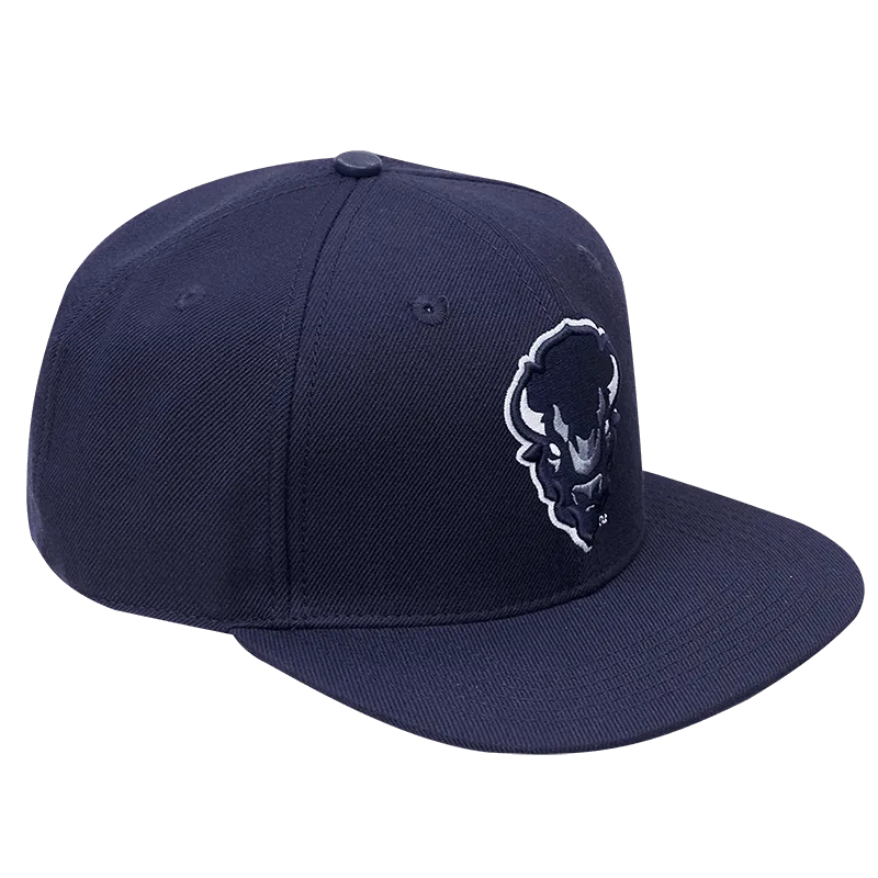 HOWARD UNIVERSITY CLASSIC UNISEX WOOL SNAPBACK HAT (MIDNIGHT NAVY)