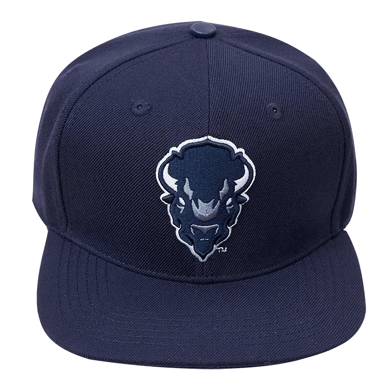 HOWARD UNIVERSITY CLASSIC UNISEX WOOL SNAPBACK HAT (MIDNIGHT NAVY)