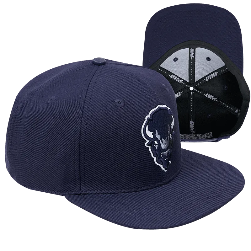 HOWARD UNIVERSITY CLASSIC UNISEX WOOL SNAPBACK HAT (MIDNIGHT NAVY)