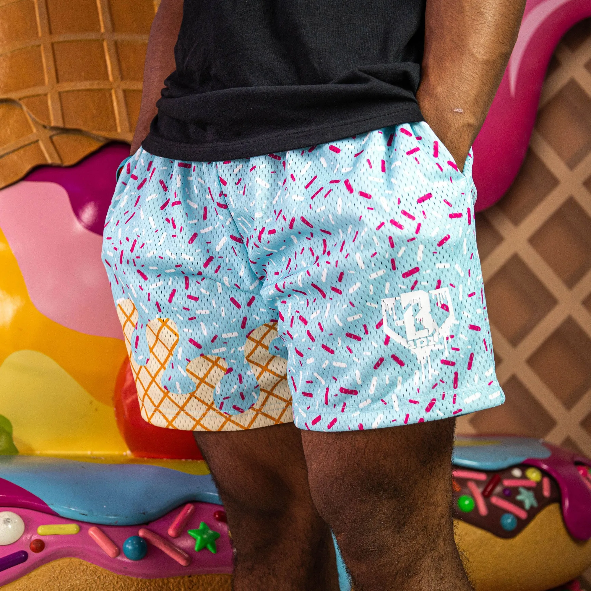 Ice Cream Youth Shorts - Cotton Candy