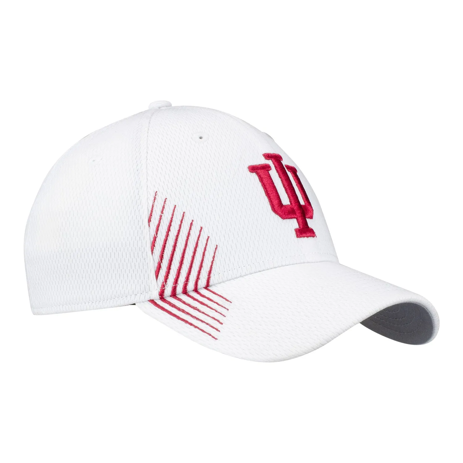 Indiana Hoosiers Primary Active White Flex Hat