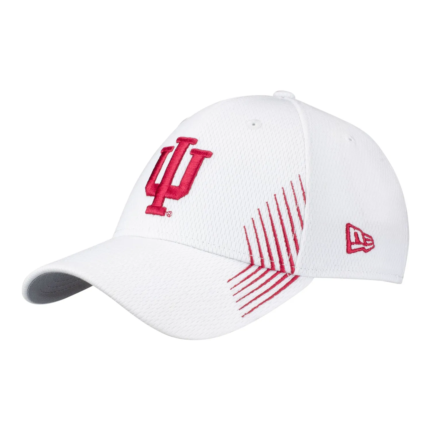 Indiana Hoosiers Primary Active White Flex Hat