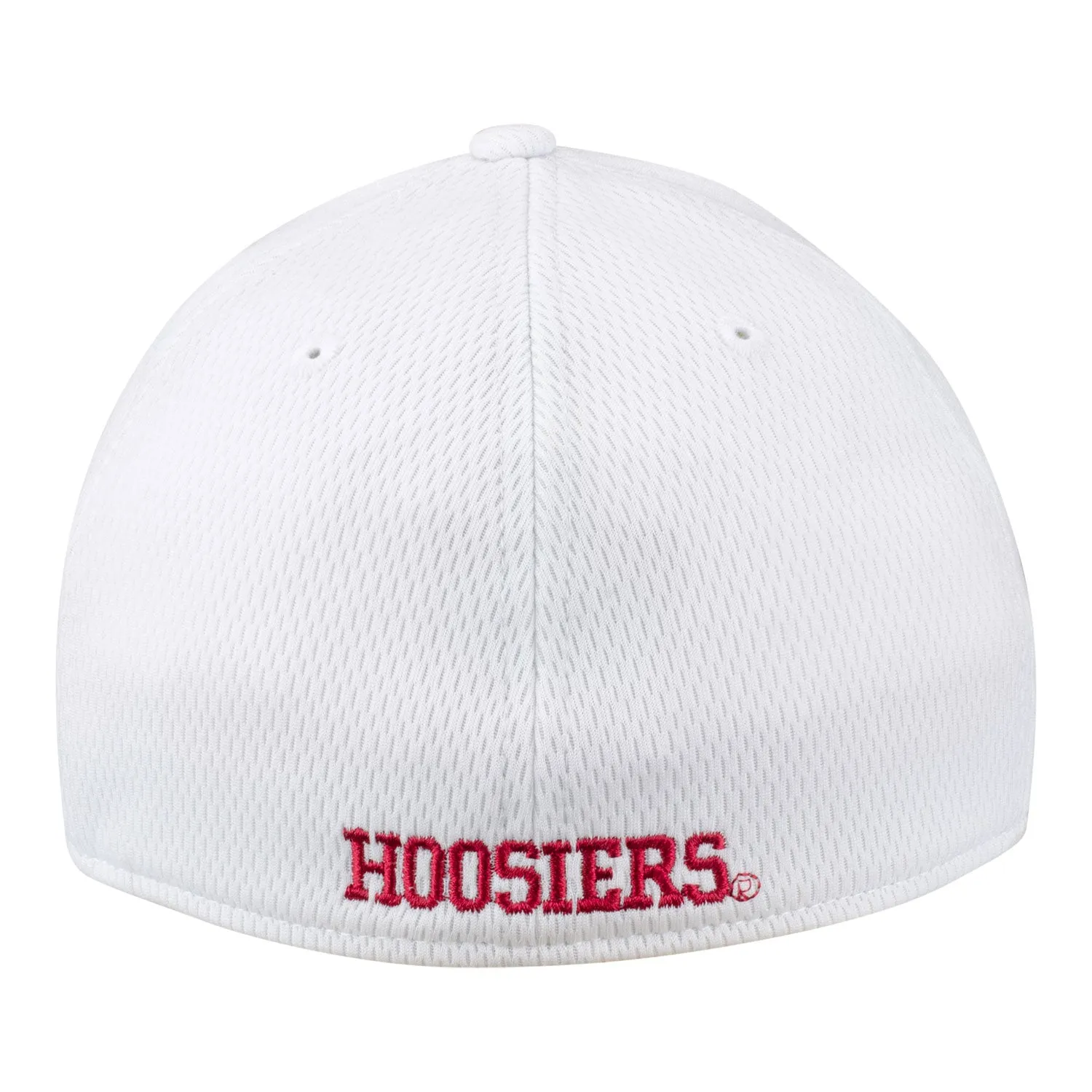 Indiana Hoosiers Primary Active White Flex Hat