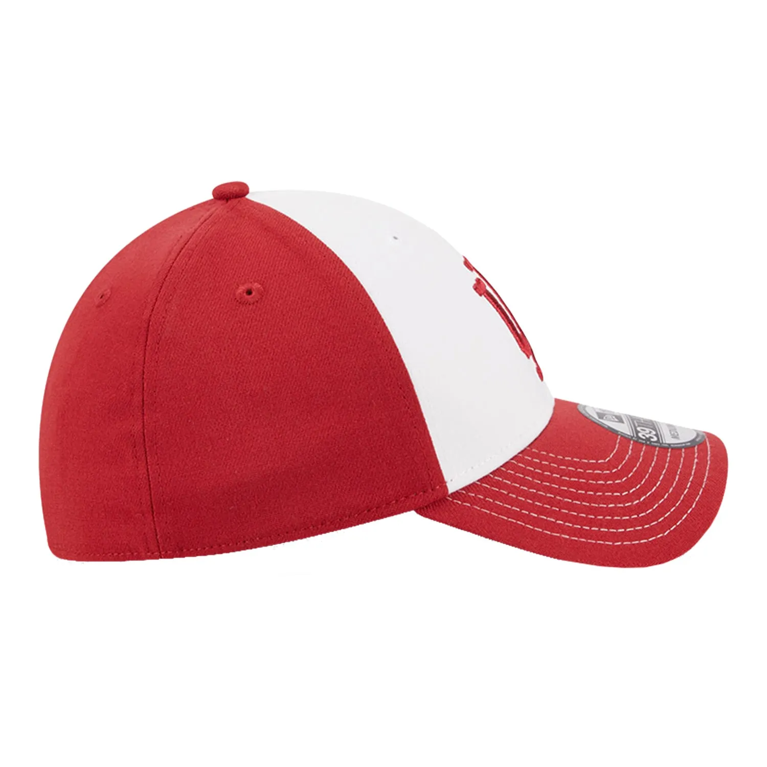 Indiana Hoosiers Two Tone Primary Logo White Flex Hat