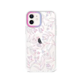 iPhone 12 Mauve Leaf Phone Case MagSafe Compatible