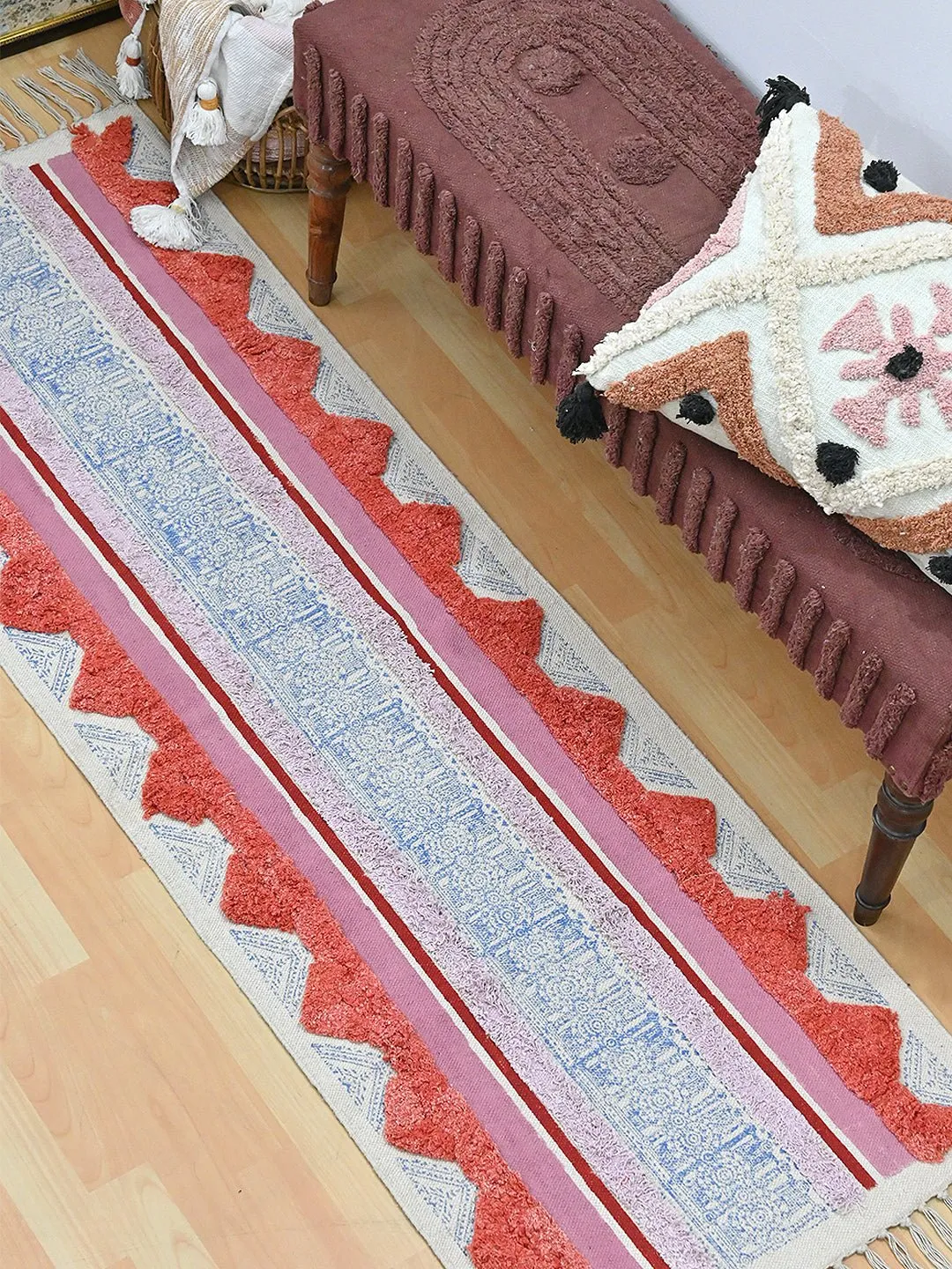 JULIETTE- BLOCK PRINTED FLOOR RUNNER