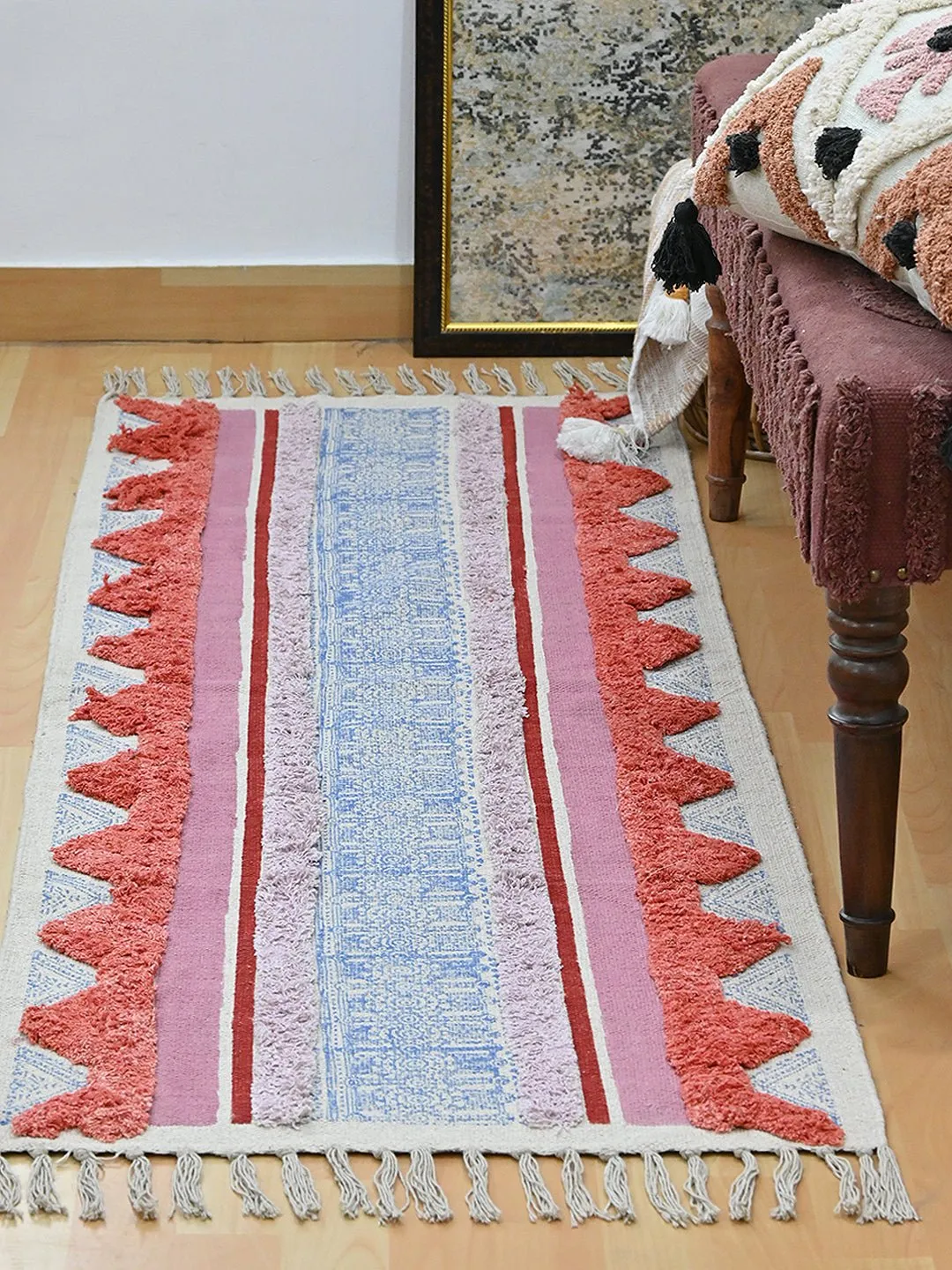 JULIETTE- BLOCK PRINTED FLOOR RUNNER