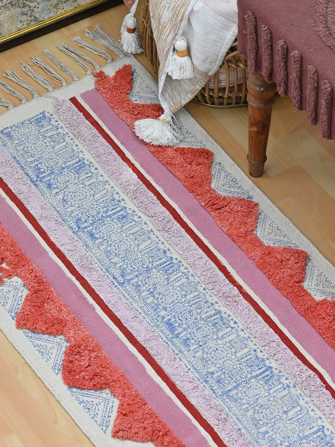 JULIETTE- BLOCK PRINTED FLOOR RUNNER