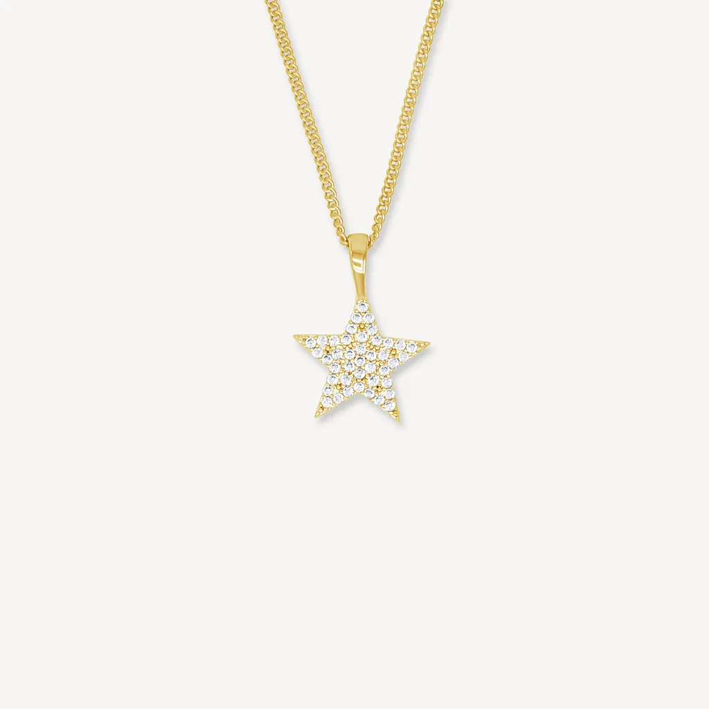 Kids Gold Star Necklace