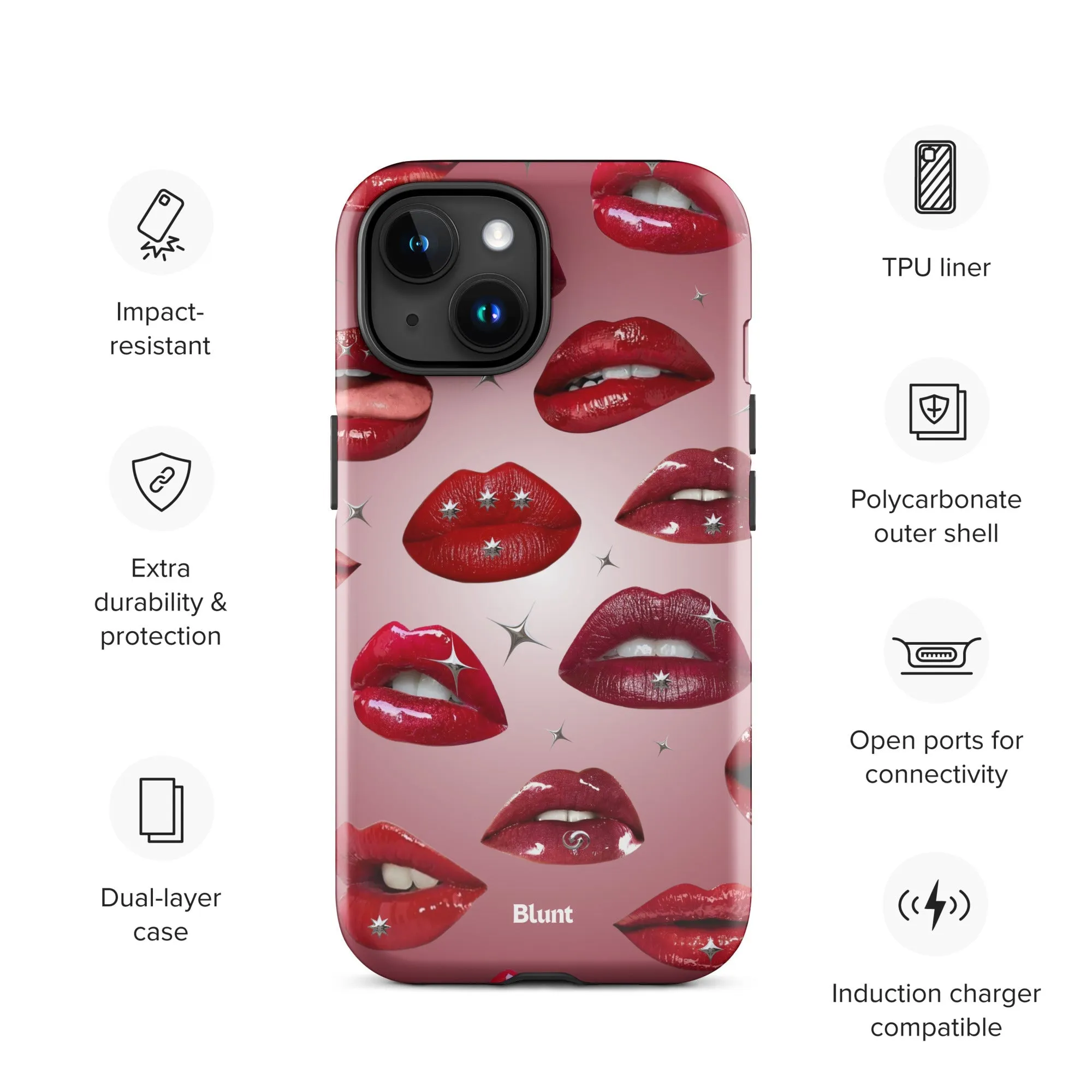 Kiss & Tell iPhone Case