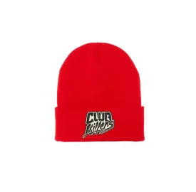 Logo Cuffed Beanie - Red