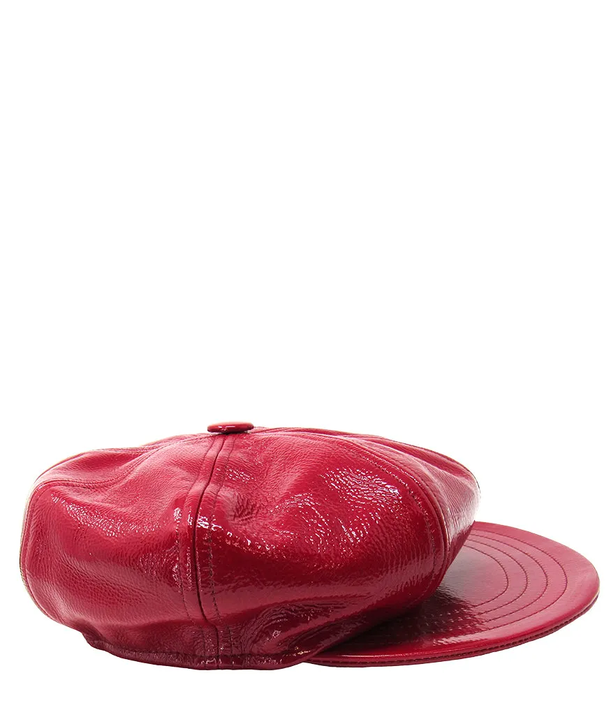 Madison Maison™  By Designing Hollywood Red Motorcycle Hat