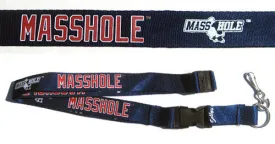 Masshole - Blue & Red Lanyard