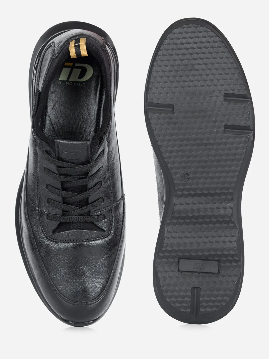 Men's Black Smart Casual Lace Up (ID3058)