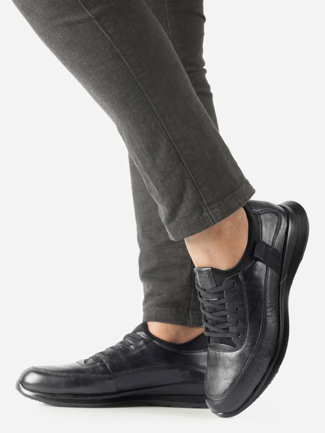 Men's Black Smart Casual Lace Up (ID3058)