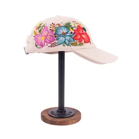 MK211594 - Embroidered Baseball Cap - Hibiscus