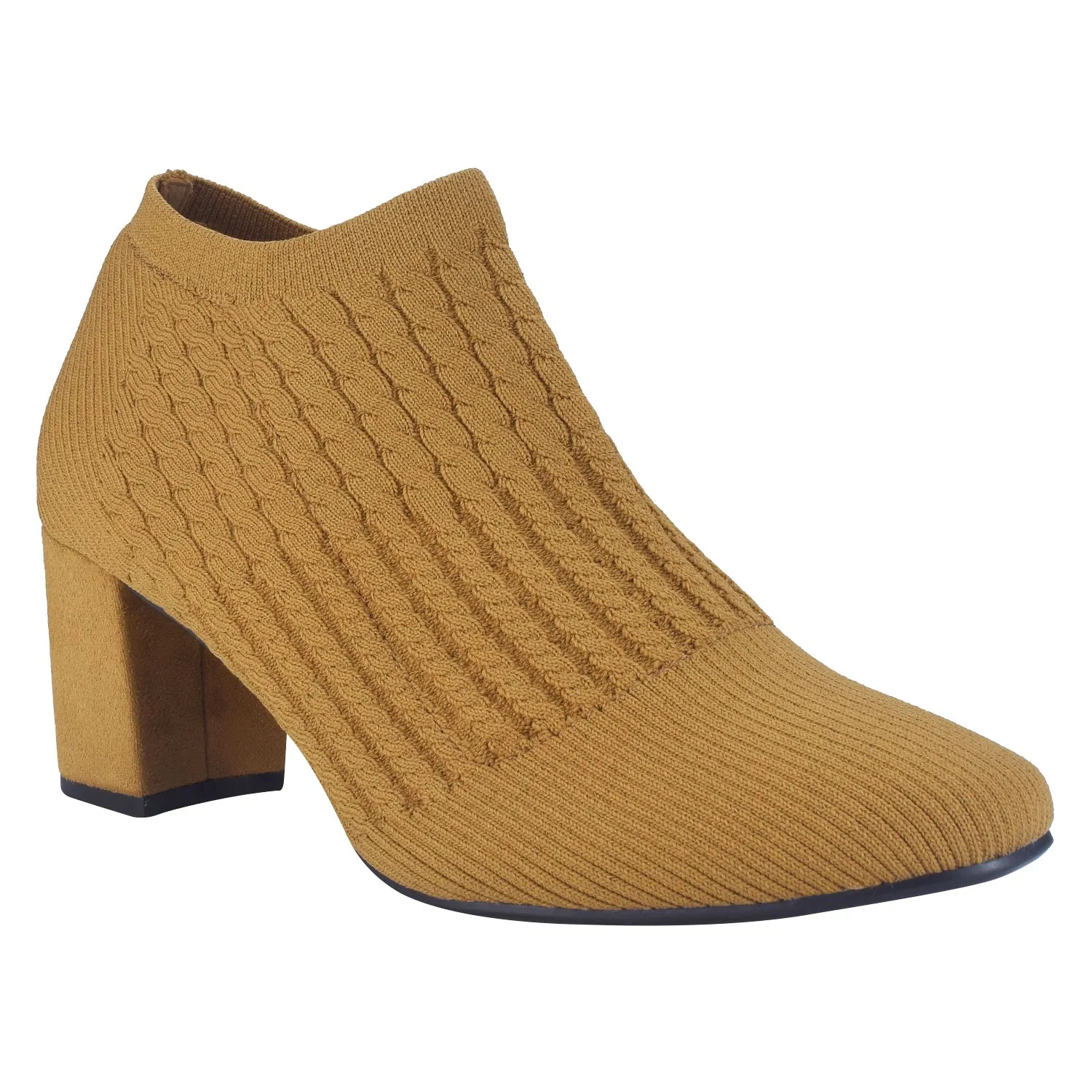 Nancia Stretch Knit Ankle Bootie with Memory Foam