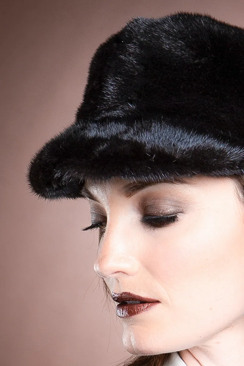 Natural Ranch Mink Fur Cap