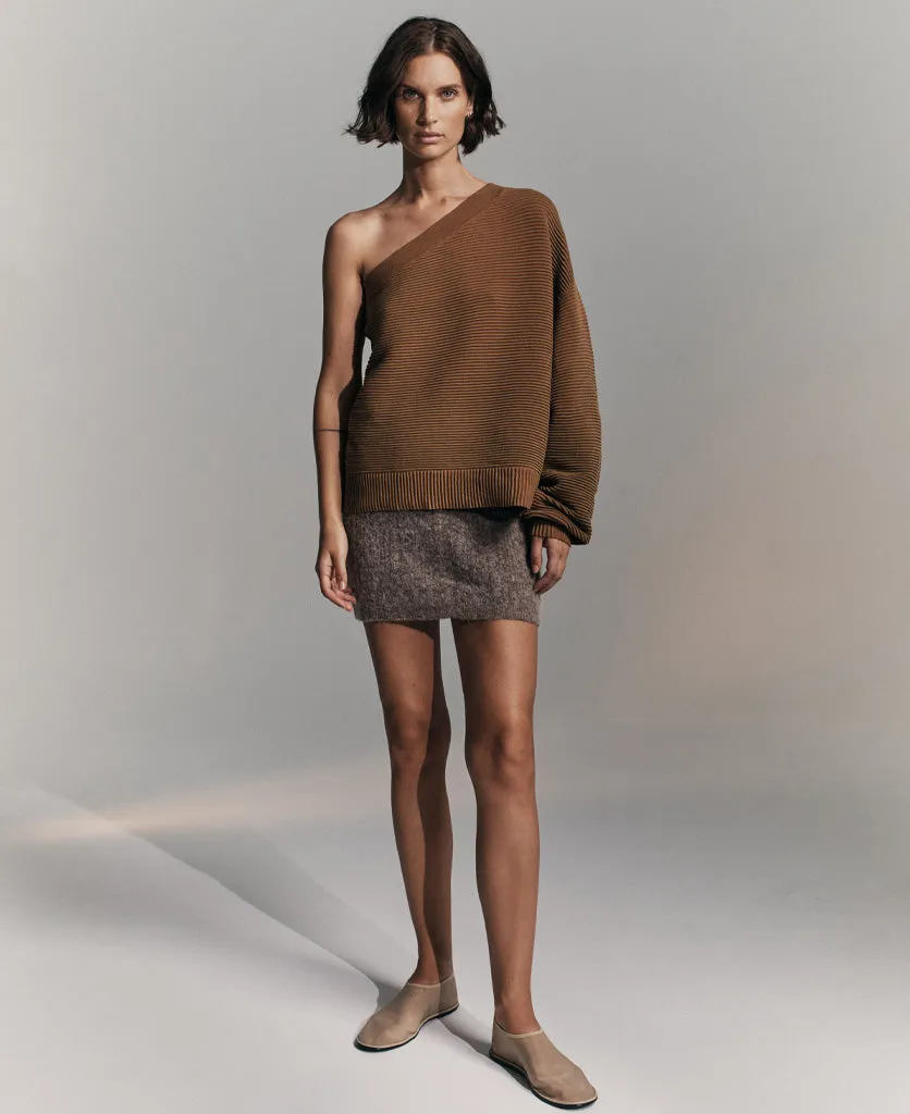 ORGANIC ASYM SWEATER