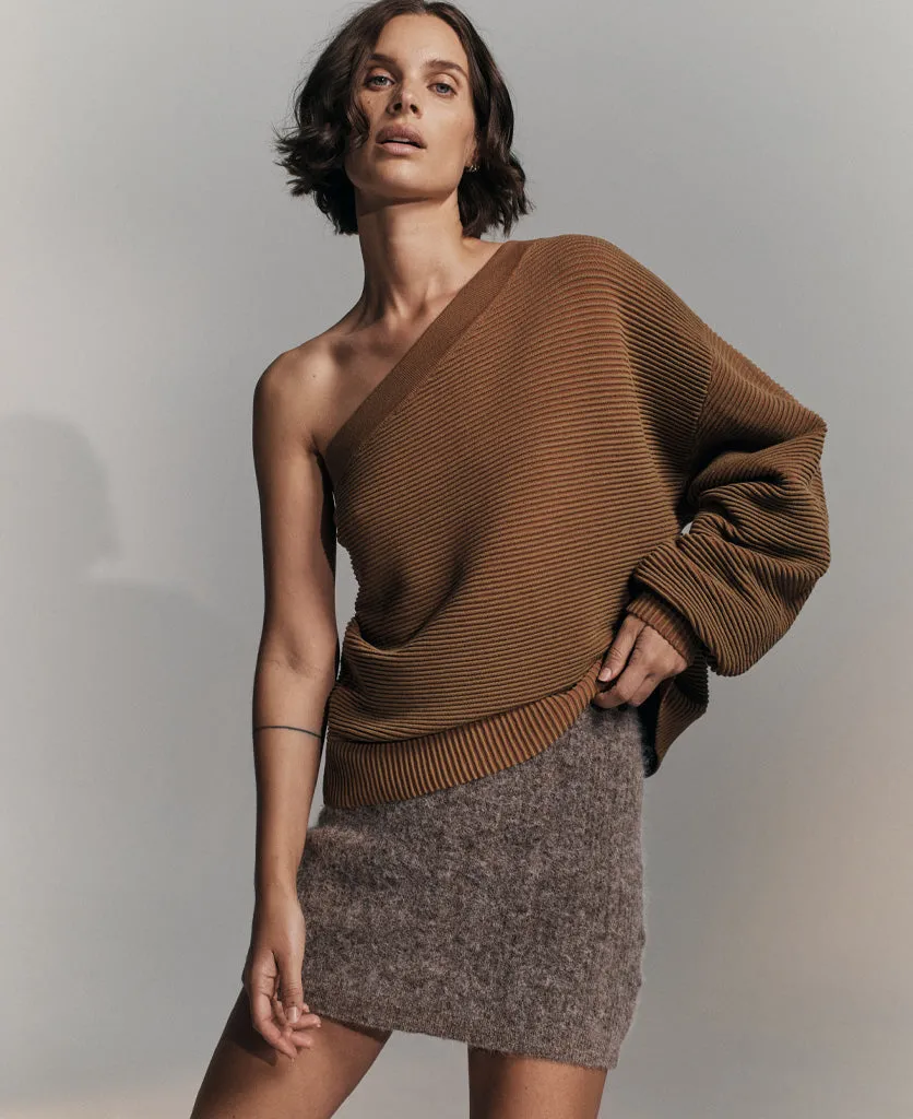 ORGANIC ASYM SWEATER