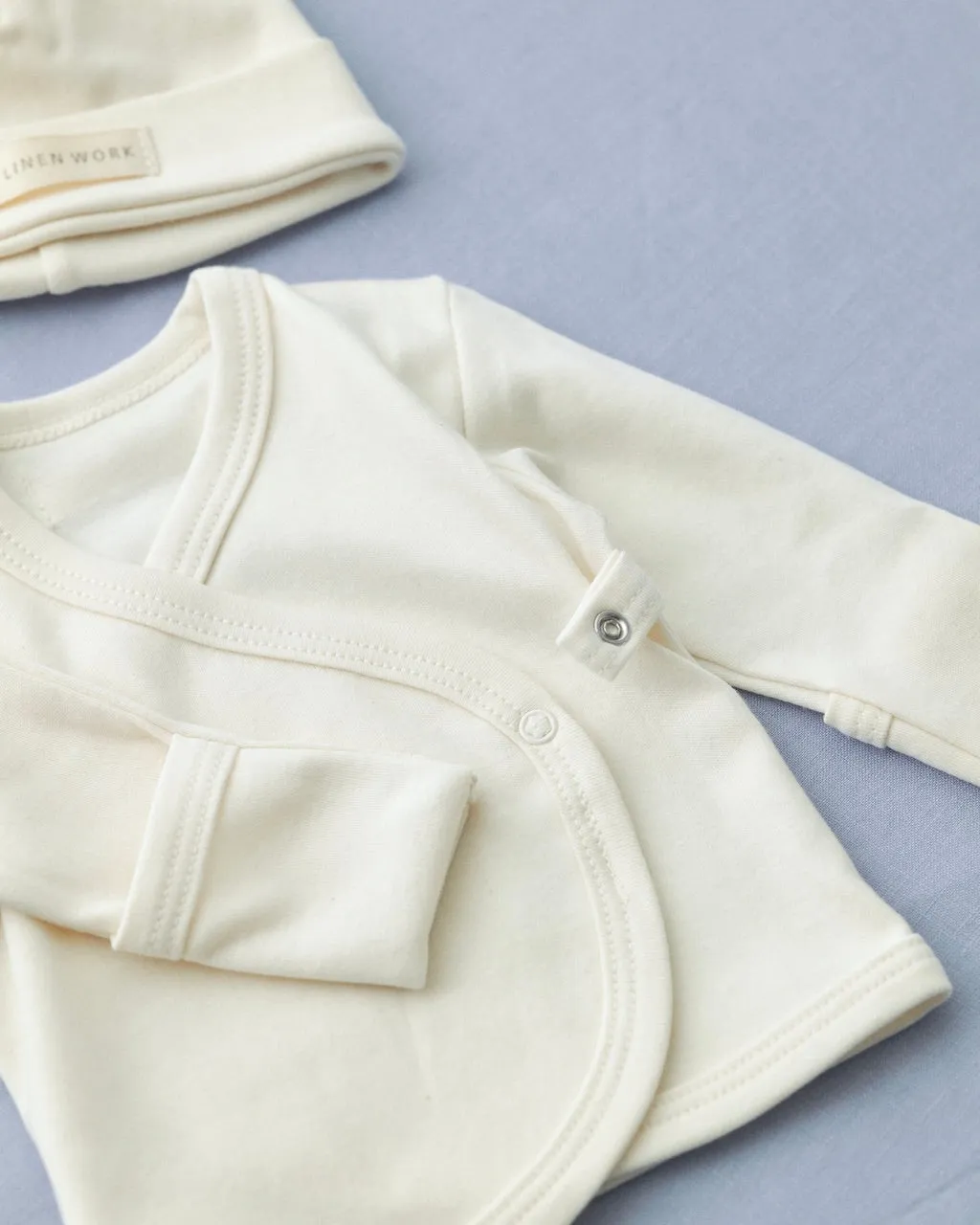 Organic Cotton Baby Cap & Cardigan