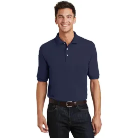 Port Authority Heavyweight Cotton Pique Polo with Pocket