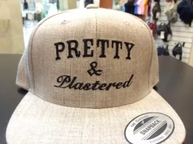 PRETTY & PLASTERED SNAPBACK GREY WOOL