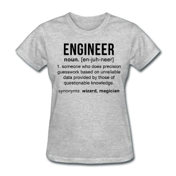 "Engineer" (black) - Women's T-Shirt