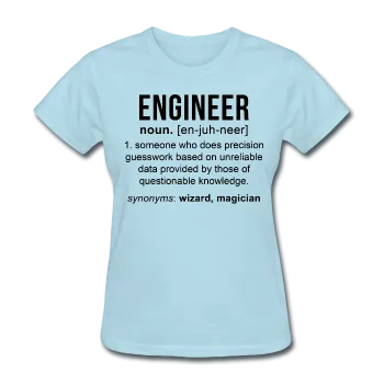 "Engineer" (black) - Women's T-Shirt