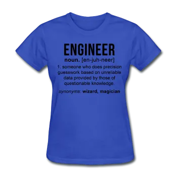 "Engineer" (black) - Women's T-Shirt