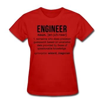 "Engineer" (black) - Women's T-Shirt