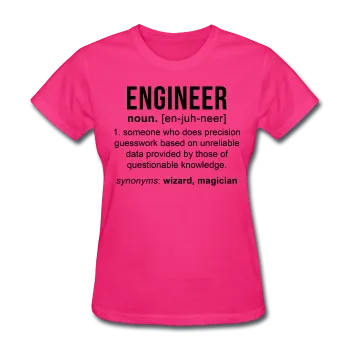 "Engineer" (black) - Women's T-Shirt