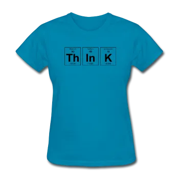 "ThInK" (black) - Women's T-Shirt