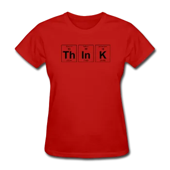 "ThInK" (black) - Women's T-Shirt