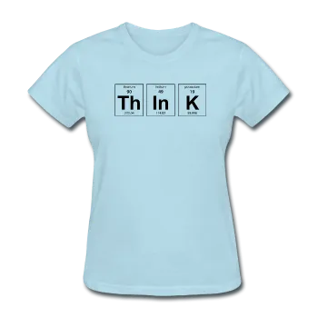 "ThInK" (black) - Women's T-Shirt