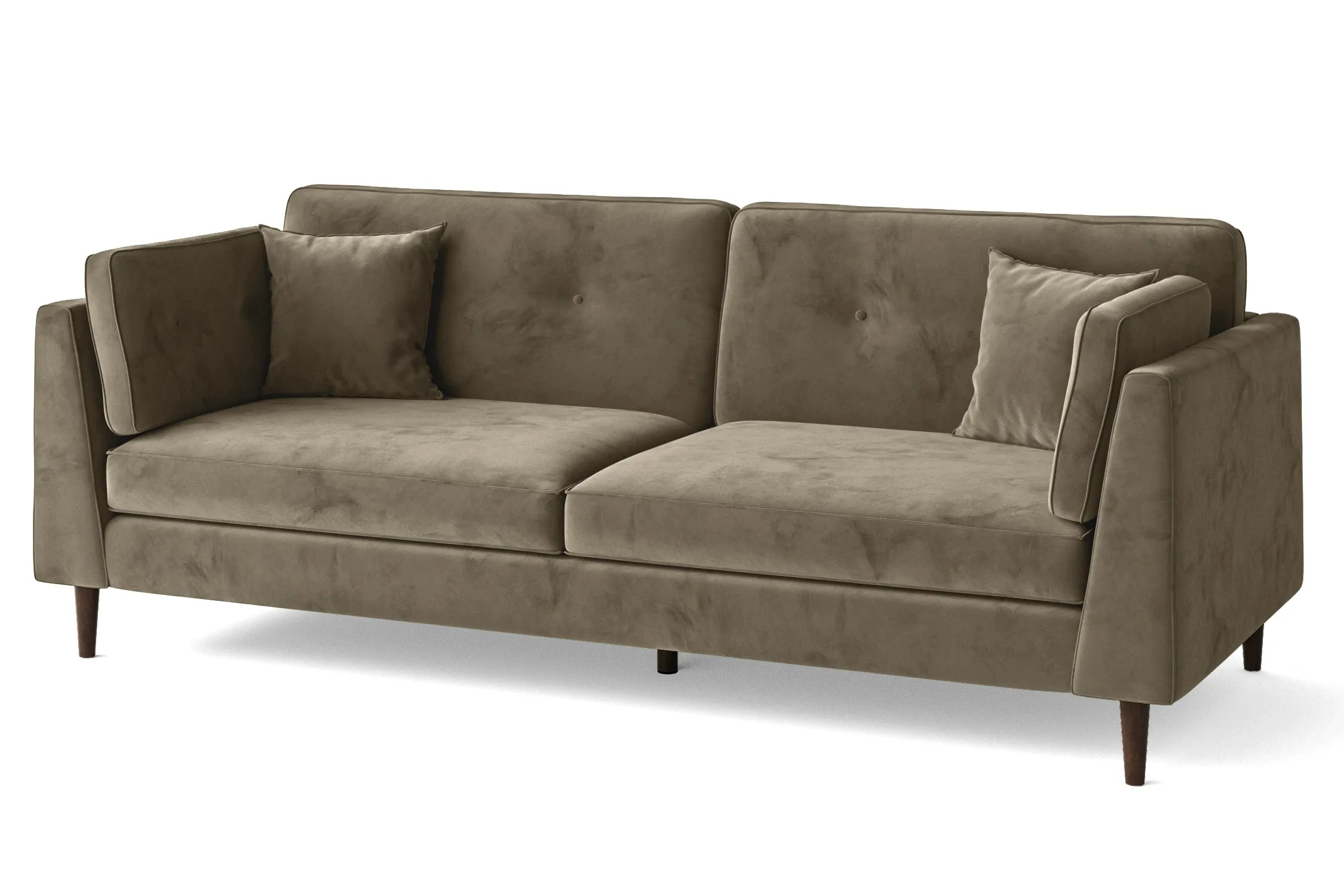 Ragusa 4 Seater Sofa Sand Velvet