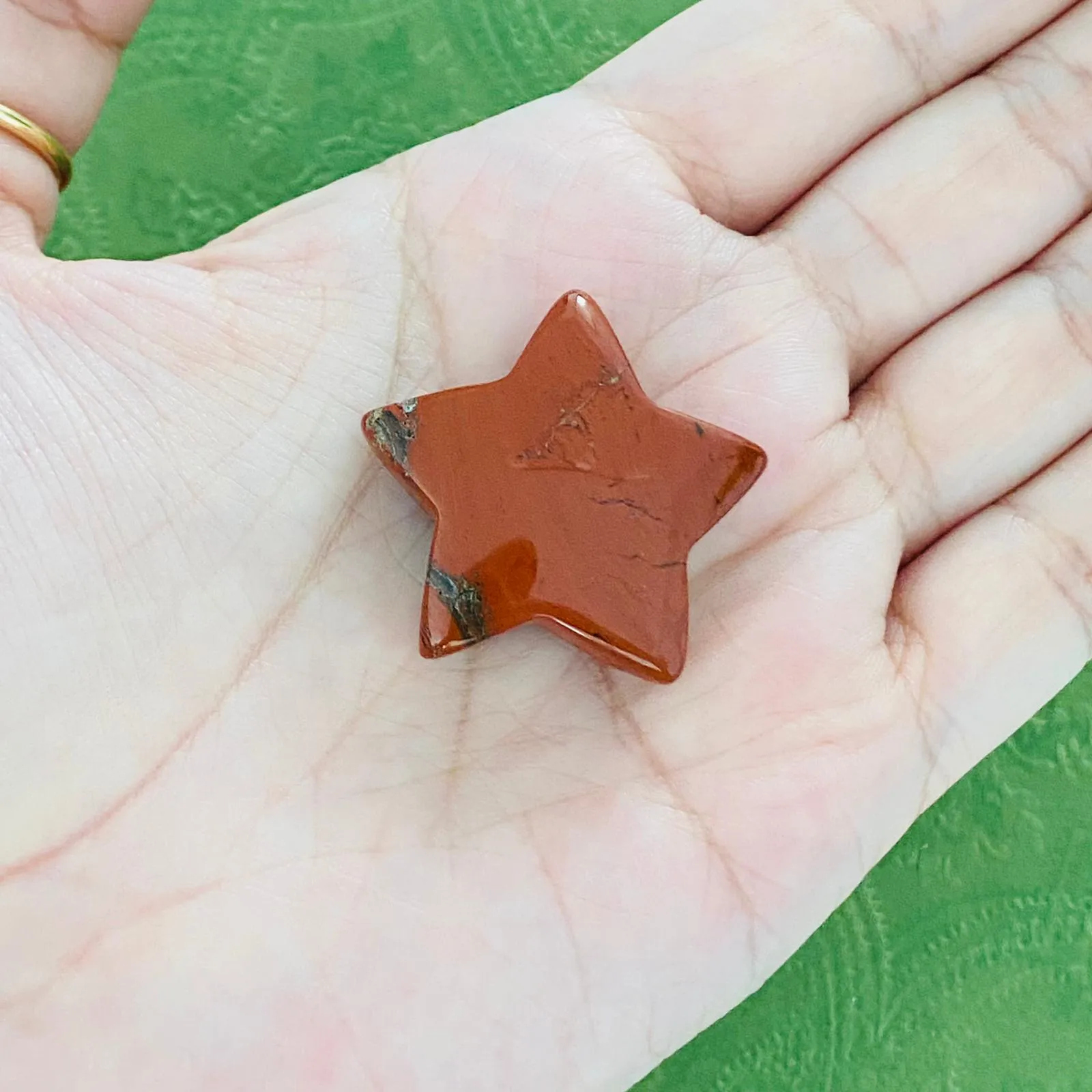 Red Jasper Crystal Star