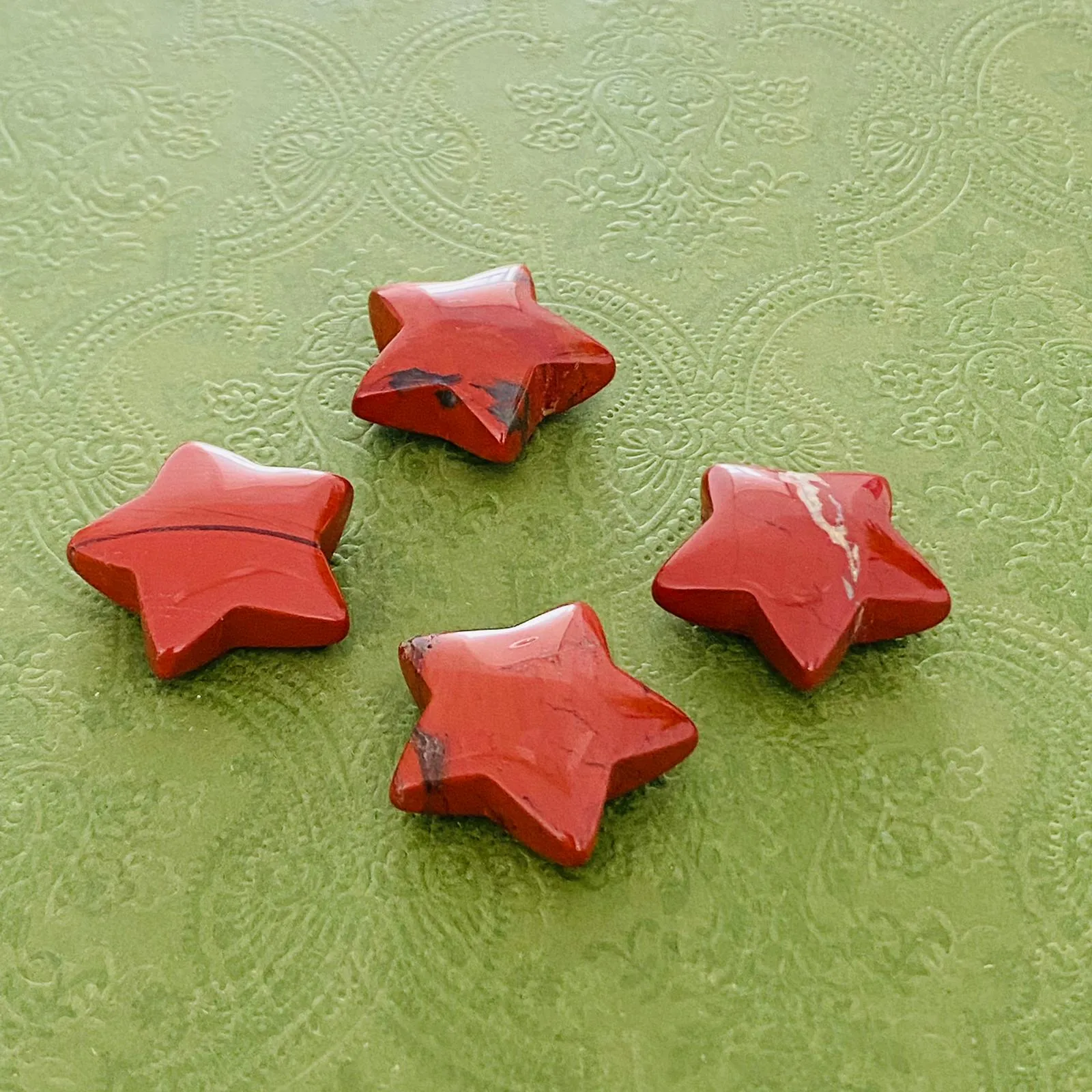 Red Jasper Crystal Star