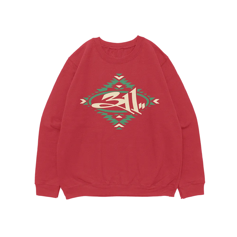 Red Logo Crewneck