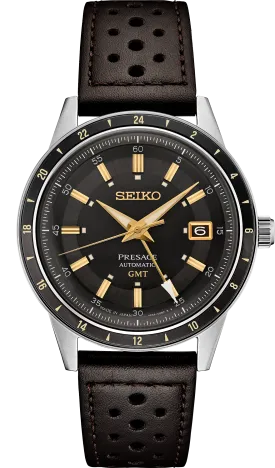 Seiko Presage Style ’60s GMT Dk. Grey Brown Dial