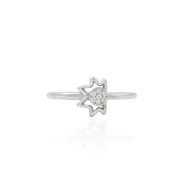 Silver "View Of Rising Sun" Girls Ring