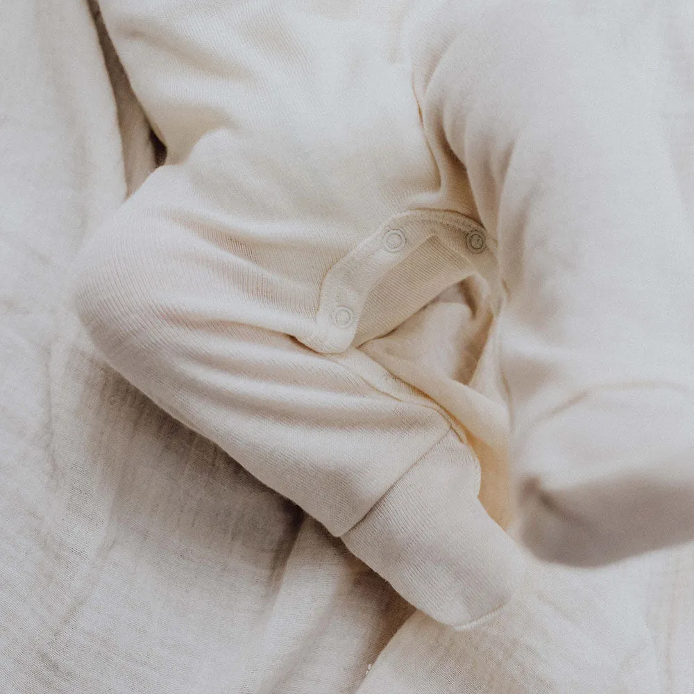 Sleep suit - wool & silk